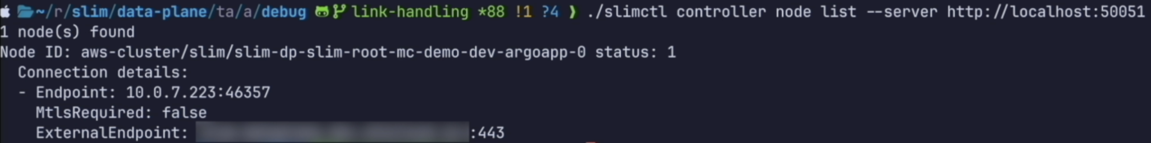 Controller node list before onboarding